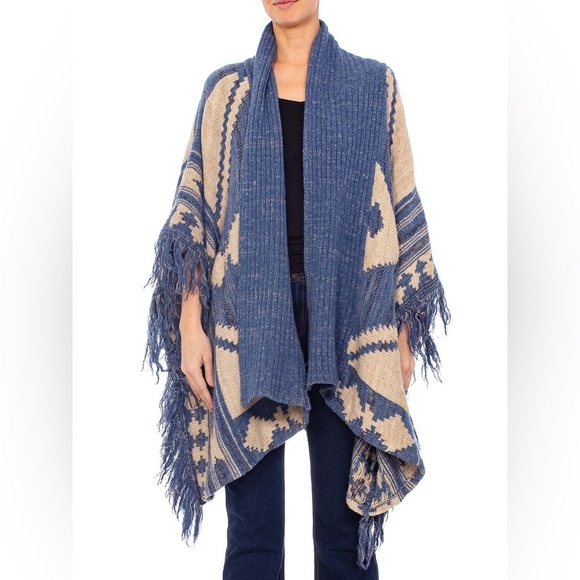 Ralph Lauren vintage wool cape poncho